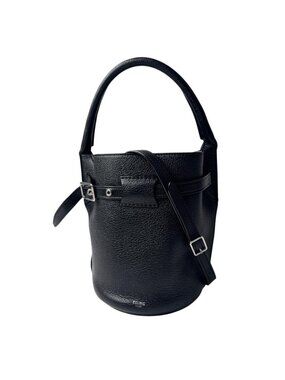 Celine Big Bag Bucket Nano Black Leather 2-Way